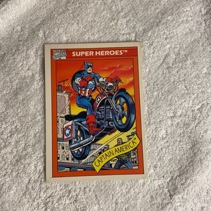 Captain America marvel card